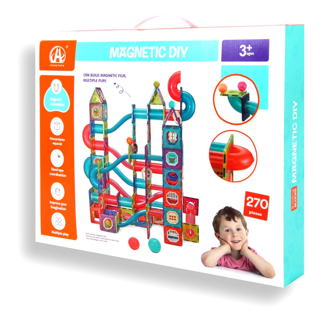 Toys Station Magnetic Diy Set (272 Pieces)