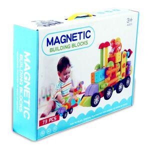 Toys Station Magnetic Building Blocks Set (73 Pieces)