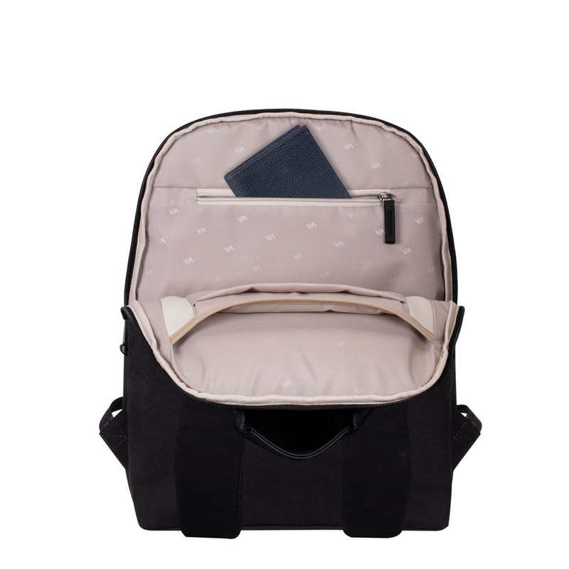Rivacase 8524 Black Canvas Urban Backpack 14-Inch