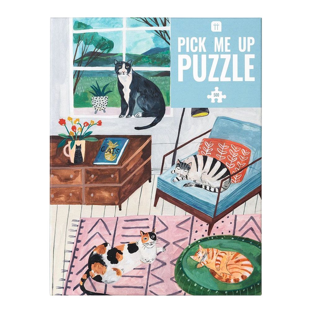 Talking Tables Pick Me Up Cat Jigsaw Puzzle (500 Pieces)