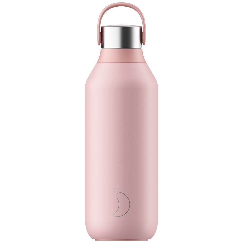 Chilly's Bottles Series 2 Stainless Steel Water Bottle Blush Pink 500ml