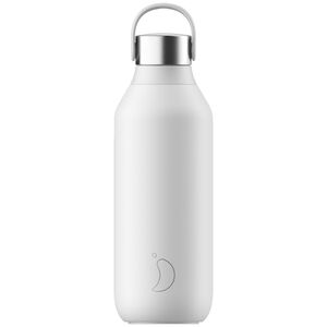 Chilly's Bottles Series 2 Stainless Steel Water Bottle Arctic White 500ml