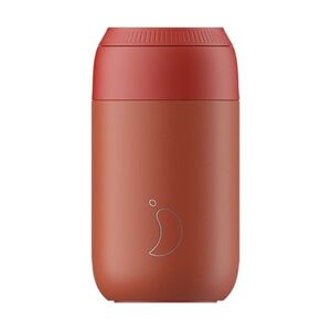 Chilly's Bottles Series 2 Stainless Steel Travel Coffee Cup 340ml - Maple Red