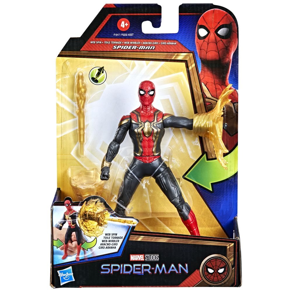 Hasbro Spider-Man No Way Home Spider-Man Grappler Suit 6-Inch Deluxe Action Figure F1918