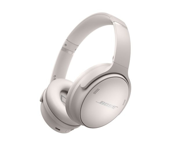 Bose QuietComfort 45 Wireless On-Ear Headphones with Noise-Cancellation - White Smoke