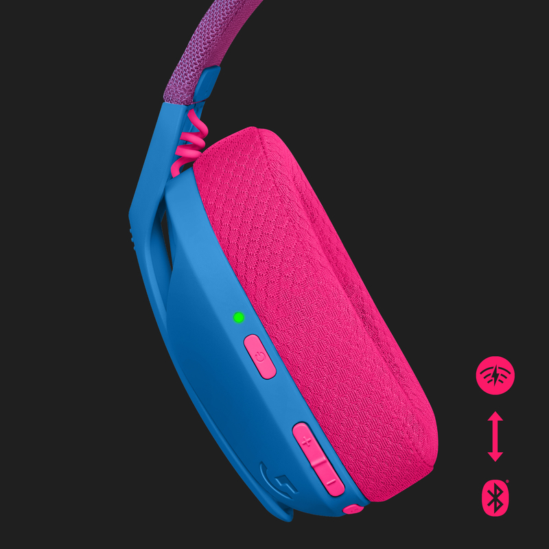 Logitech G G435 Lightspeed Wireless Gaming Headset - Blue and Raspberry