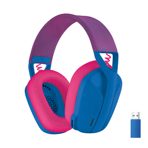 Logitech G G435 Lightspeed Wireless Gaming Headset Blue And Raspberry