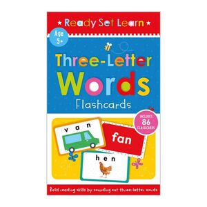 Ready Set Learn Three Letter Words Flashcards | Atkinson Mary