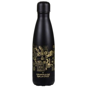 Fifa OLP Water Bottle with Stadium Element and Event Name 500ml - Black/Gold