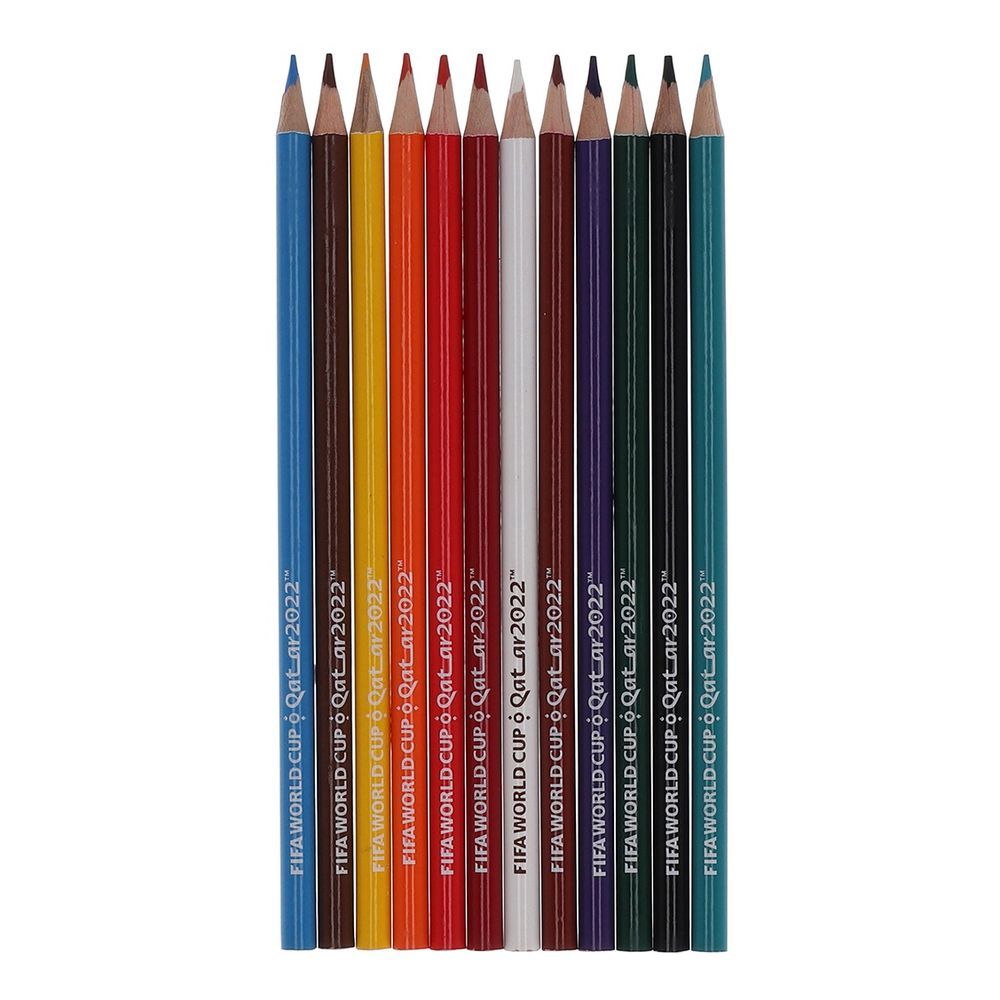 FIFA OLP Motivational Coloring Pencils with Flag Set (Set of 12)