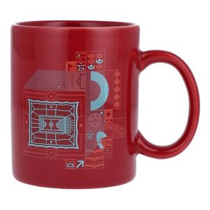 Fifa OLP Ceramic Coffee Mug with Emblem and Stadium Design 350ml - Maroon