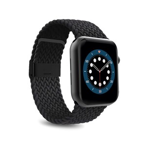 Puro LOOP Nylon Band with clip closure for Apple Watch 38/40/41mm one size Black