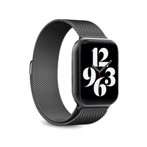 Puro MILANESE Stainless Steel Band for Apple Watch 38/40/41mm one size Black