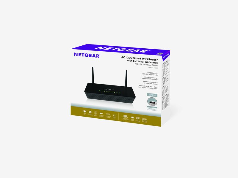 Netgear AC1200 Dual-Band WiFi Router - R6220