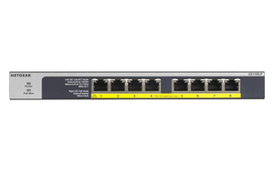 Netgear 8-Port Gigabit Ethernet PoE+ Unmanaged Switch with FlexPoE 60W - GS108LP