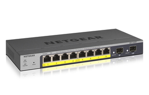 Netgear 8-Port Gigabit PoE+ Ethernet Smart Managed Pro Switch with 2 SFP Ports