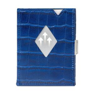 Exentri RFID Leather Multi-Wallet Caiman Blue
