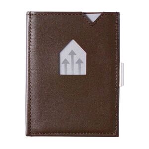Exentri RFID Leather Wallet Brown