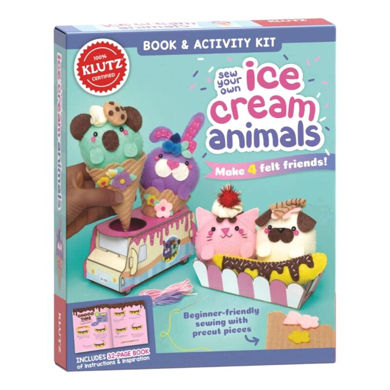 Sew Your Own Ice Cream Animals Ice Cream Animals | Klutz