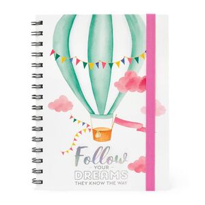 Legami Notebook With Spiral Large Lined - Air Balloon