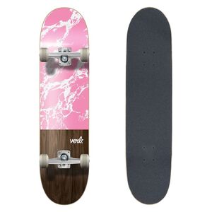 Verb Complete Progressive Skateboard Marble Dip Pink/White (7.75-Inch)