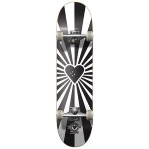 The Heart Supply Burst Complete Skateboard Black (31-Inch x 7.75-Inch)