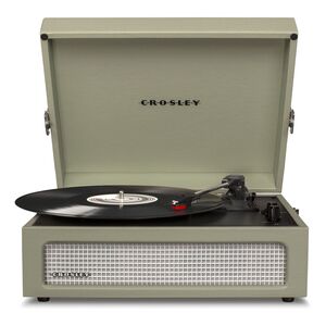Crosley Voyager Portable Bluetooth Bluetooth Turntable with Built-In Speakers - Sage
