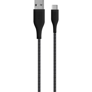 Puro Fabric Cable with Kevlar USB-A to USB-C 2.0 30W 2m Black
