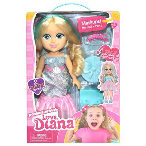 Headstart Love Diana Mashups Mermaid X Party Doll Set