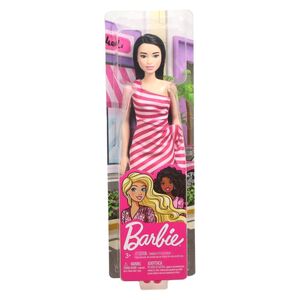 Barbie Glitz Doll With Red & White Stripes Dress FXL70