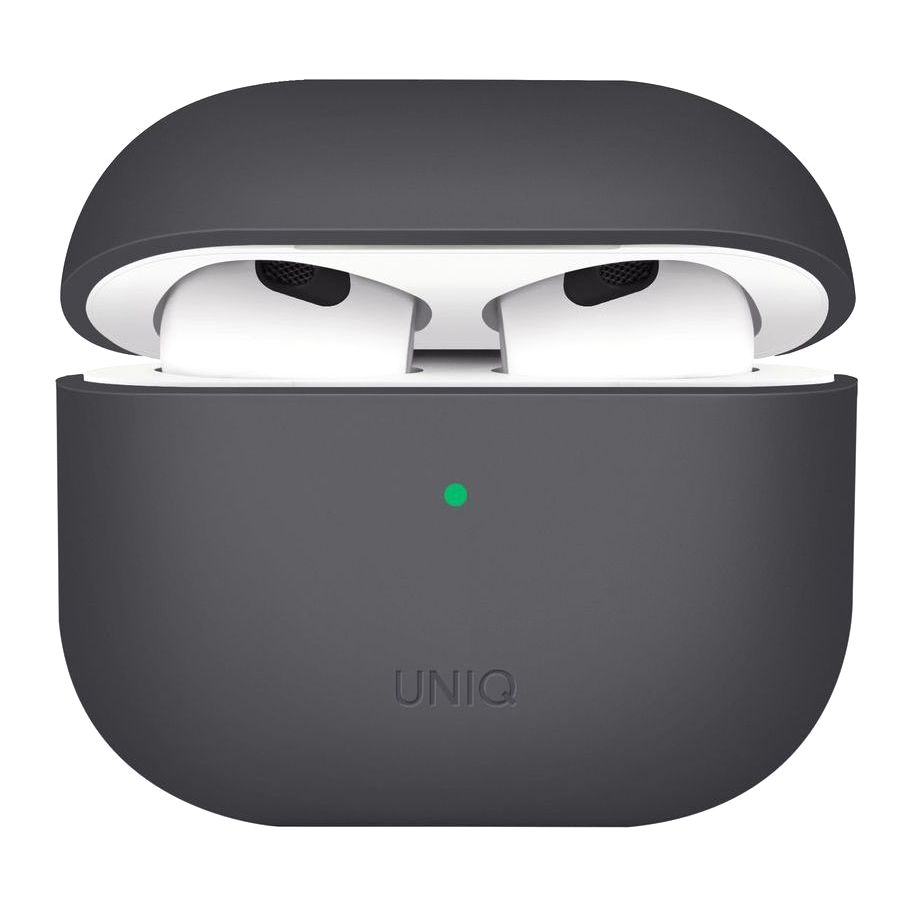 Uniq Lino Hybrid Liquid Silicon Case for Apple AirPods 2021 Ash Grey