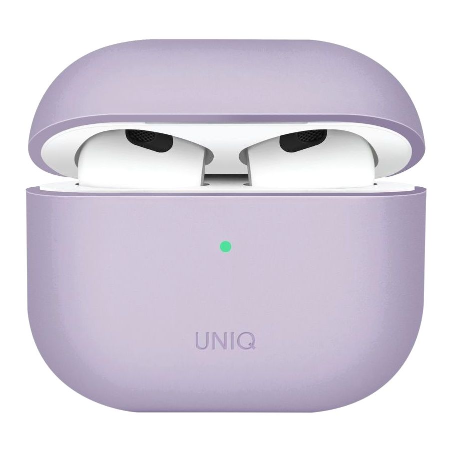 Uniq Lino Hybrid Liquid Silicon Case for Apple AirPods 2021 Lilac