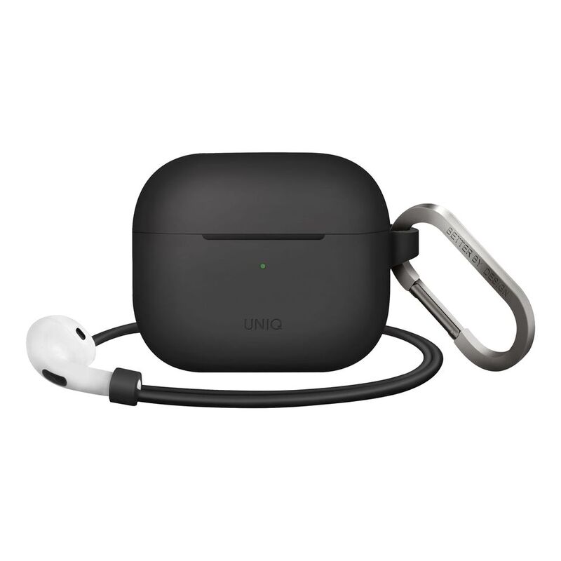 Uniq Vencer Silicone Hang Case for Apple AirPods 2021 Charcoal