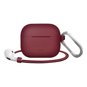 Uniq Vencer Silicone Hang Case for Apple AirPods 2021 Burgundy
