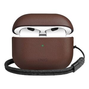 Uniq Terra Geniune Leather Case for Apple AirPods 2021 Sepia Brown