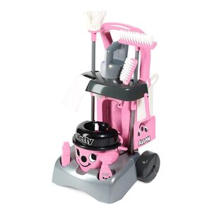 Casdon Hetty Deluxe Cleaning Toy Trolley Playset Pink