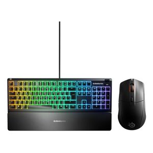 SteelSeries APEX 3 Gaming Keyboard + RIVAL 3 Wireless Gaming Mouse (Bundle)
