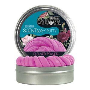 Crazy Aaron's Thinking Putty Flower Power Vibes Scentsory Tin 2.75-Inch