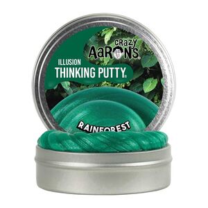 Crazy Aaron's Thinking Putty Rainforest Natural Impressions Tin 2.75-Inch