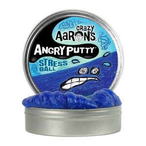 Crazy Aaron's Thinking Putty Stress Ball Angry Putty Tin 4-Inch