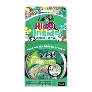Crazy Aaron's Thinking Putty Jumbled Jungle Hide Inside Tin 4-Inch