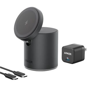Anker Powerwave Maggo 2-in-1 Magnetic Wireless Charger - Black