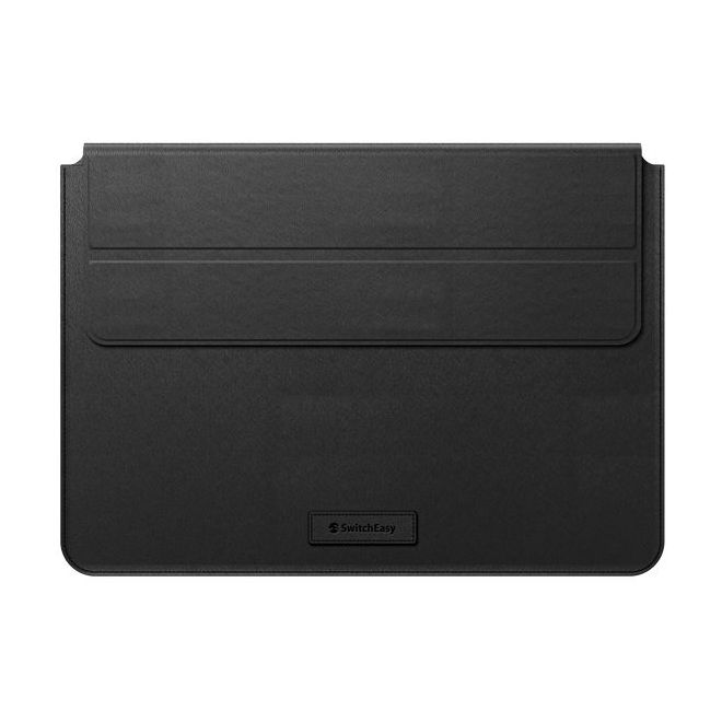 Switcheasy EasyStand Leather Sleeve Black for MacBook Pro-14-Inch
