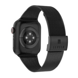 Levelo Double Milanese Watch Strap for Apple Watch 42/44/45mm - Black