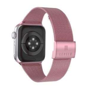 Levelo Double Milanese Watch Strap for Apple Watch 42/44/45mm - Rose Pink