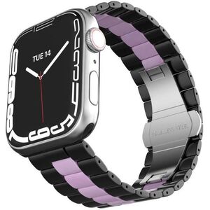 Levelo Enigma Ceramic Watch Strap for Apple Watch 38/40/41mm - Black/Pink