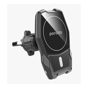 Porodo MagSafe Wireless Car Mount Dual Stand Combo 15W Black
