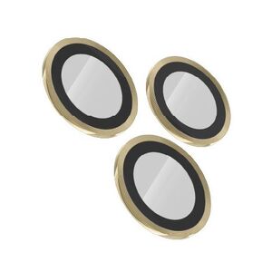 Levelo Lucent Trio Lens Protector Gold for iPhone 13 Pro Max/Pro (Pack Of 3)