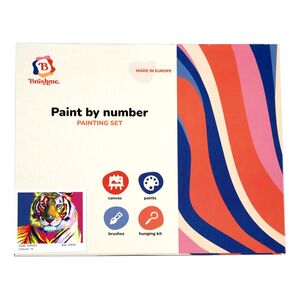 Brushme Tiger Pop Art Hobby Painting Set