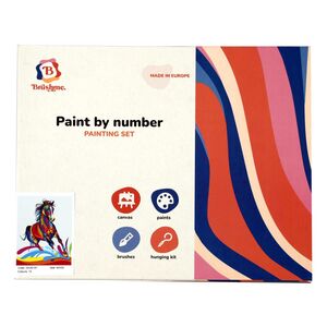 Brushme Rainbow Horse Hobby Painting Set